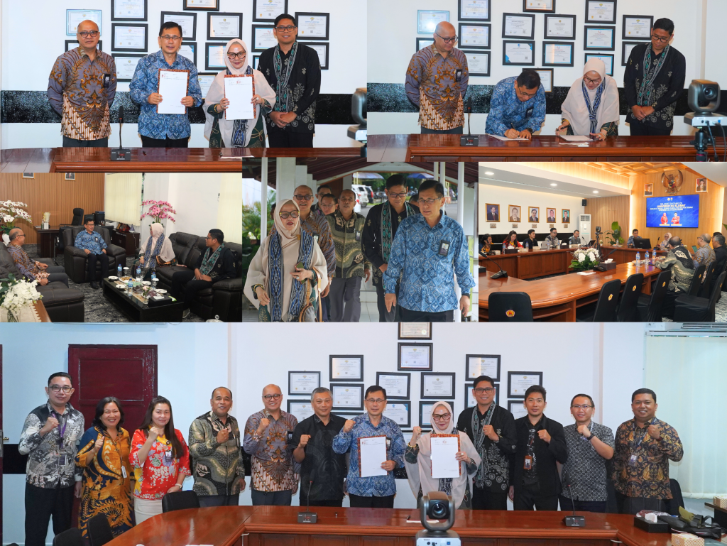 Pimpinan Fakultas Kedokteran Unhas dan Universitas Klabat saat pertemuan pembukaan Fakultas Kedokteran UNKLAB