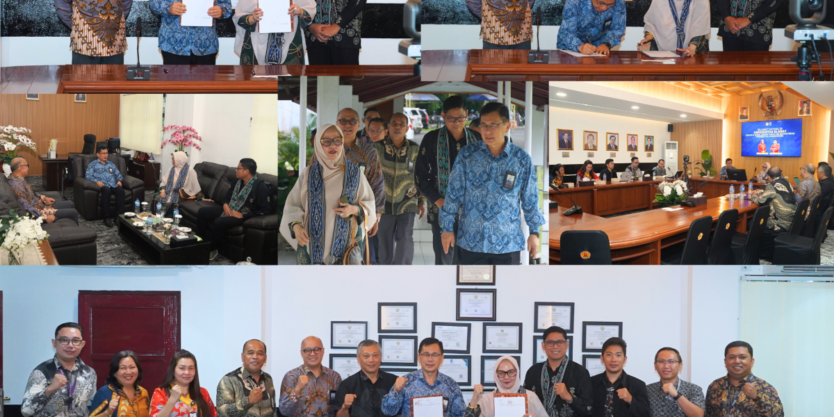 Pimpinan Fakultas Kedokteran Unhas dan Universitas Klabat saat pertemuan pembukaan Fakultas Kedokteran UNKLAB