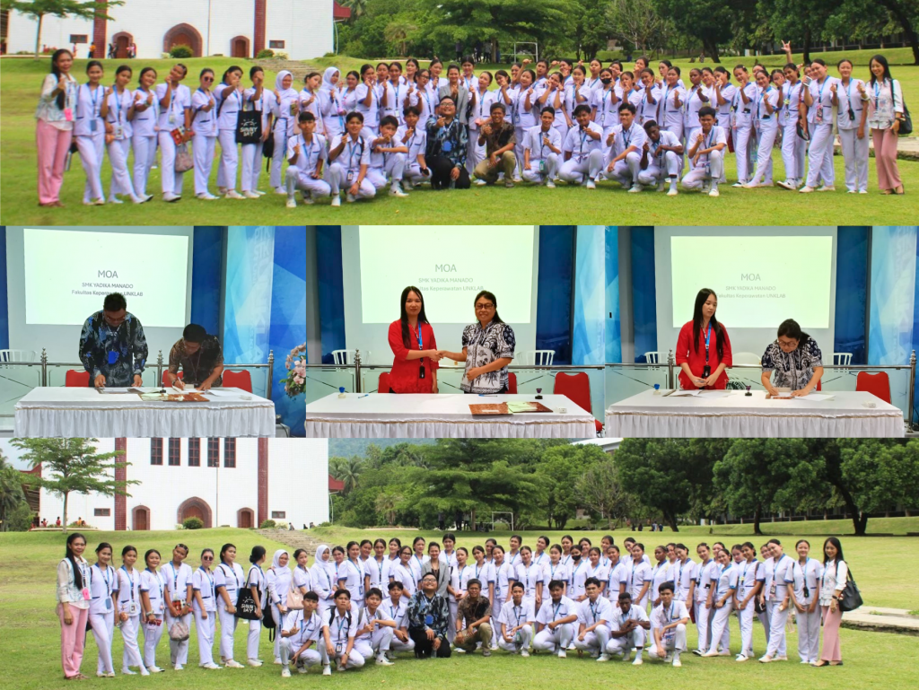 Promosi dan Sosialisasi Peran Perawat UNKLAB bersama siswa SMK Yadika Manado