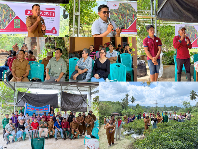 Mahasiswa FAPERTA UNKLAB mengikuti Farmer Field Day bersama East West Seed Indonesia sebagai pembelajaran kolaboratif perguruan tinggi dan industri