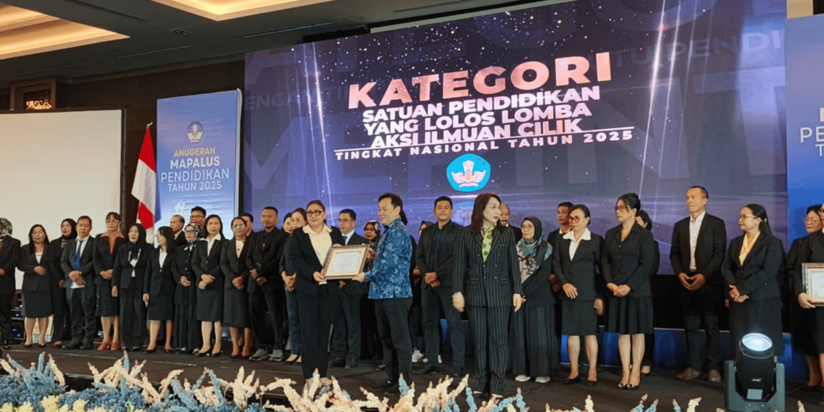 TK UNKLAB Raih Penghargaan Anugerah Mapalus Pendidikan 2025