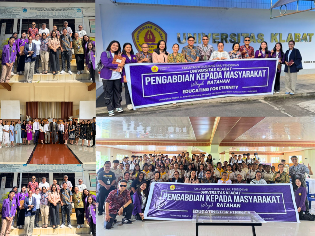 Kegiatan PKM FKIP Unklab Ratahan bersama sekolah dan jemaat