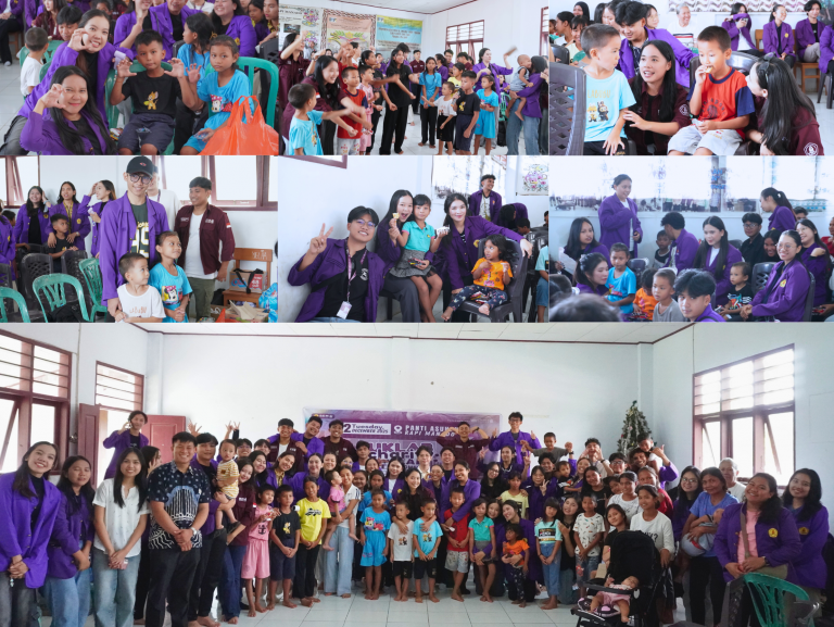 Charity BEM UNKLAB 2025 kegiatan sosial di Panti Asuhan Rapi Manado