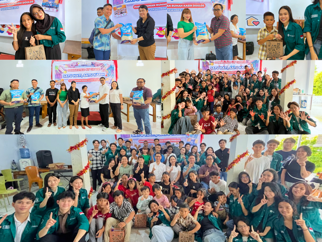 CSSA UNKLAB melaksanakan kegiatan charity Connected by Grace di Panti Asuhan Rumah Kasih Doulos