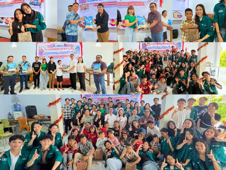 CSSA UNKLAB melaksanakan kegiatan charity Connected by Grace di Panti Asuhan Rumah Kasih Doulos