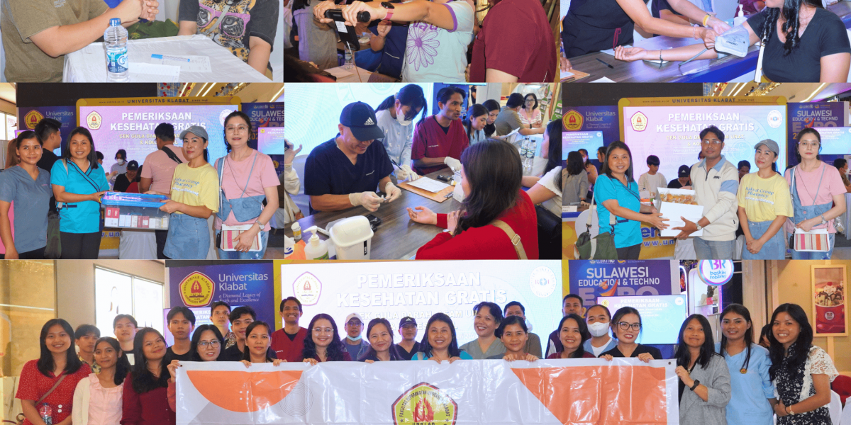 Fakultas Keperawatan UNKLAB melakukan pemeriksaan kesehatan gratis di Hari Valentine, disponsori Apotek Rakyat Farma & PT Madhani