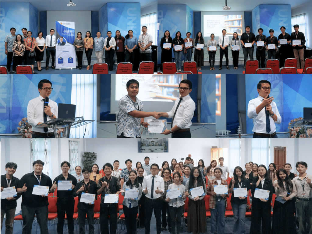 Research Workshop LPPM Unklab bersama Deske W. Mandagi tentang scientific writing