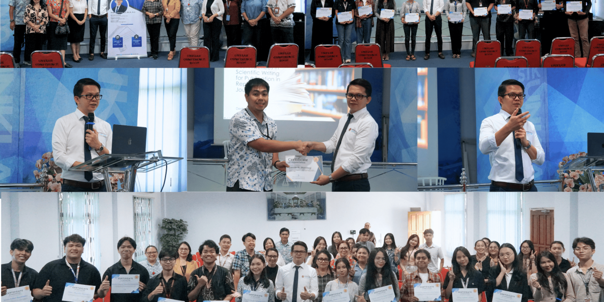 Research Workshop LPPM Unklab bersama Deske W. Mandagi tentang scientific writing