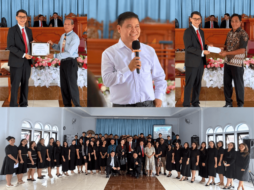 Pelayanan VOCS Choir UNKLAB dalam konser rohani di Bitung