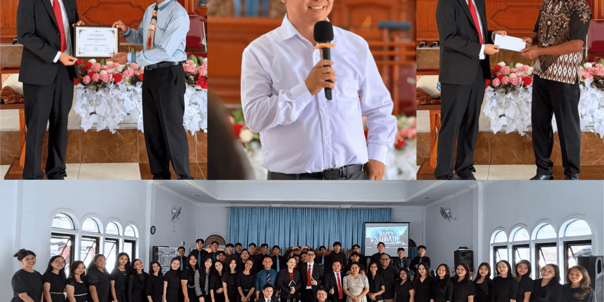 Pelayanan VOCS Choir UNKLAB dalam konser rohani di Bitung