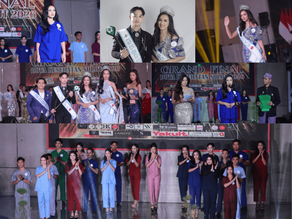 Pemilihan Duta Kesehatan Sulut 2026 Winner Puteri UNKLAB Nathania Lekes