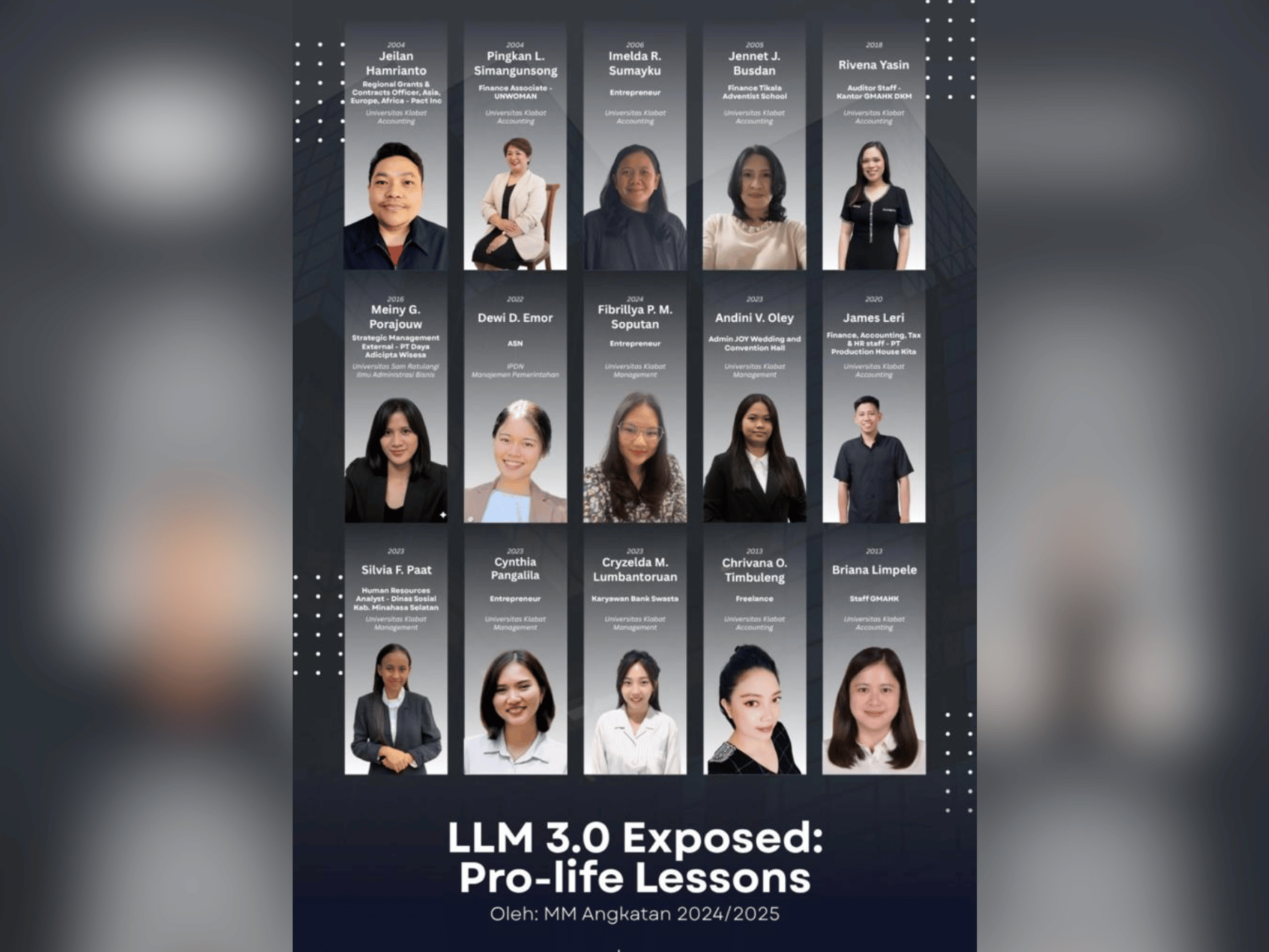 Webinar LLM 3.0 Exposed oleh Seniors Class MM dan BEM FEB