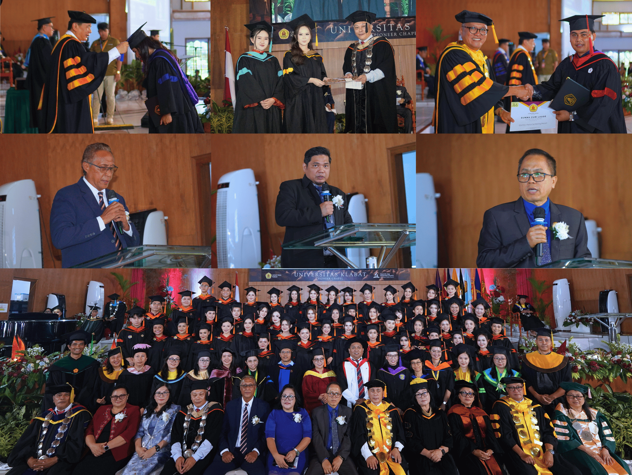 Wisudawan Angkatan ke-94 Universitas Klabat pada The 94th Graduation Exercise Altiora 2026