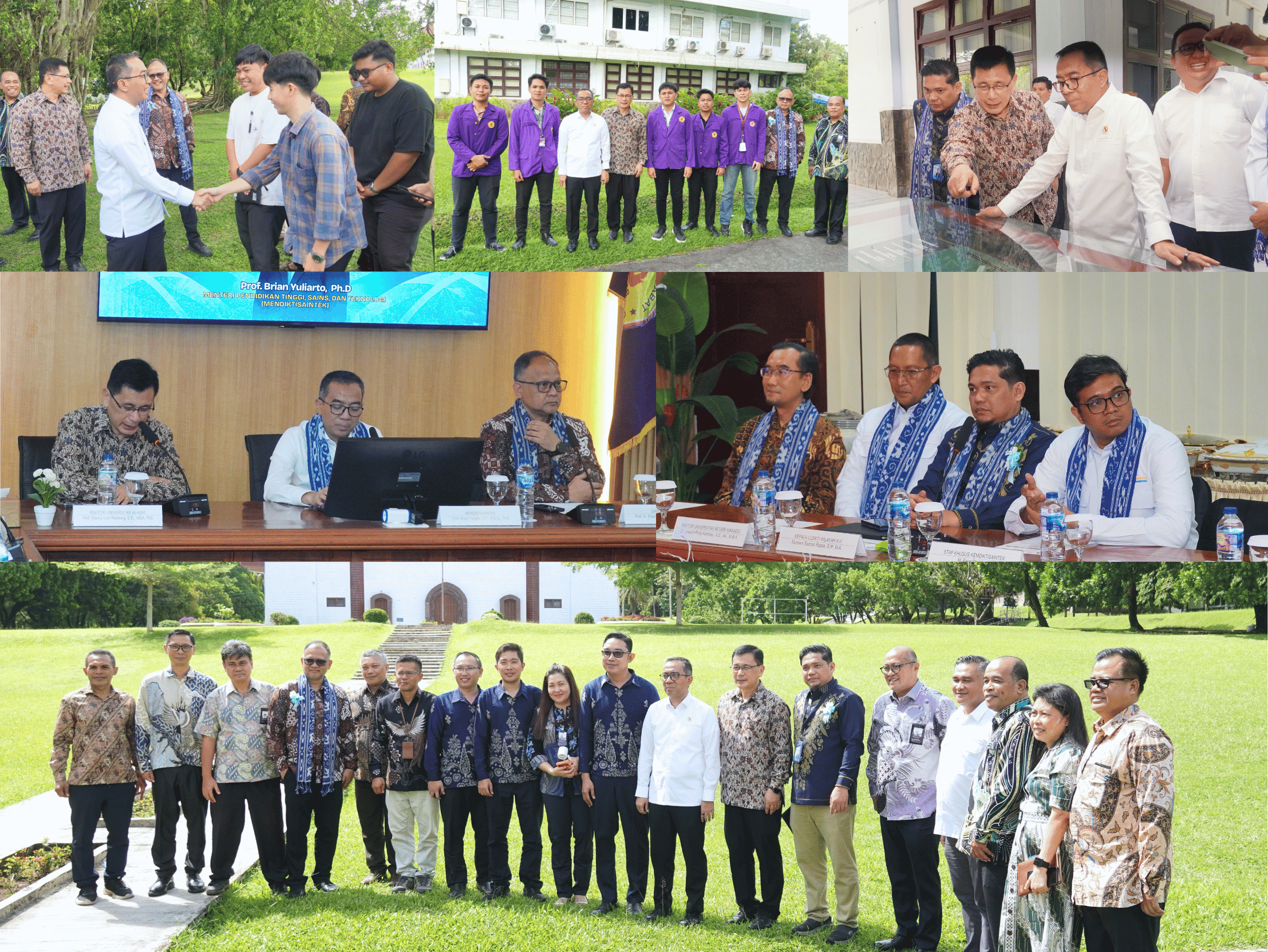 Kunjungan Kemdiktisaintek RI Prof Brian Yuliarto di Universitas Klabat 2026